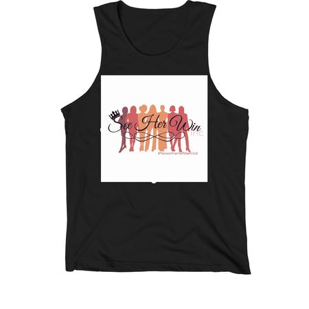 See Her Win Inc. Apparel&nbsp;, a Black Premium Cotton Tank