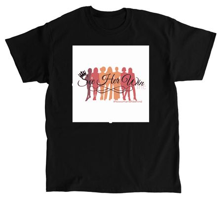 See Her Win Inc. Apparel&nbsp;, a Black Classic Unisex Tee