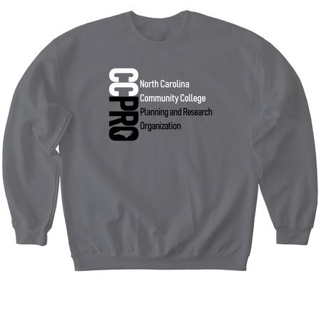 CCPRO Shirts, a Charcoal Softstyle Crewneck Sweatshirt