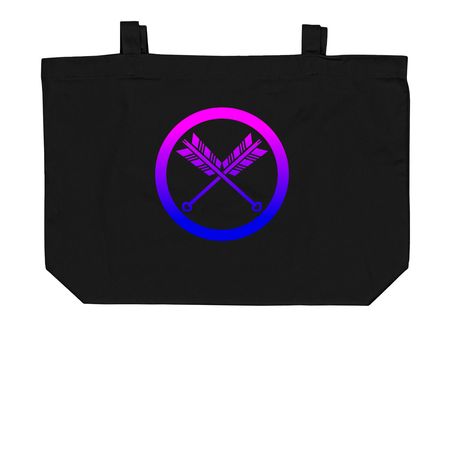 ???? (Hyakuren Jitoku)&nbsp;, a Black Large Organic Cotton Tote Bag