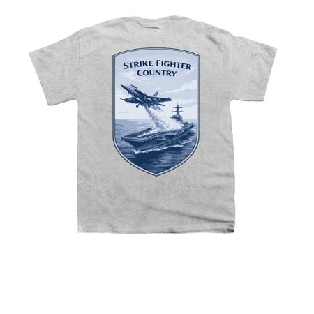 F/A-18 Carrier - Jet Flag Front, a Sport Grey Youth Unisex Tee