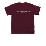 New Hope Logo Classic Collection, a Maroon Youth Unisex Tee (back-view)