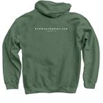 New Hope Logo Classic Collection, a Military Green Pullover Hoodie (back-view)