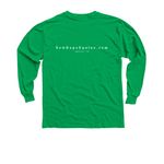 New Hope Logo Classic Collection, a Irish Green Youth Long Sleeve Tee (back-view)