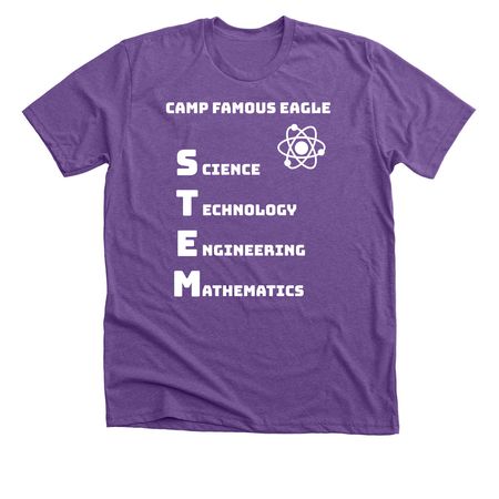 STEM area shirt, a Heather Team Purple Premium Unisex Tee