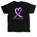 Heart Ribbon - Eric Strong - Unconquered, a Black Classic Unisex Tee