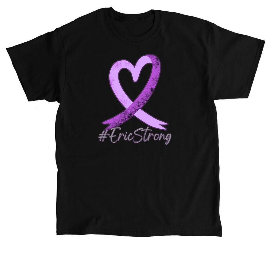 Heart Ribbon - Eric Strong - Unconquered, a Black Classic Unisex Tee