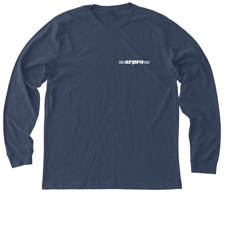 Arpro, a Heather Navy Premium Long Sleeve Tee