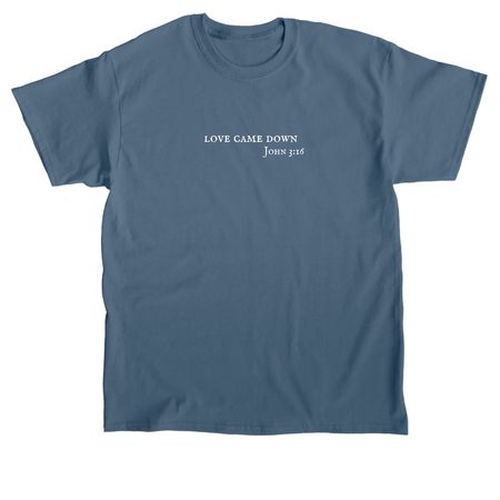 John 3:16, a Indigo Blue Classic Unisex Tee