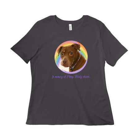 Finally Chosen, a Dark Grey Women?s Relaxed Cotton Tee
