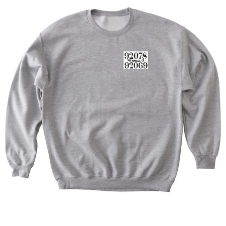 We love our community - San Marcos, Ca.&nbsp;, a Sport Grey Softstyle Crewneck Sweatshirt
