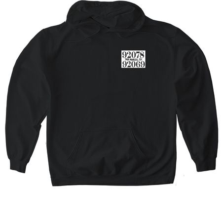 We love our community - San Marcos, Ca.&nbsp;, a Black Gildan Softstyle Pullover Hoodie