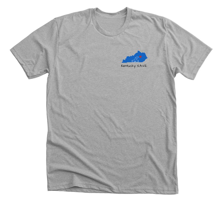 Kentucky S.A.V.E., a Athletic Heather Premium Unisex Tee