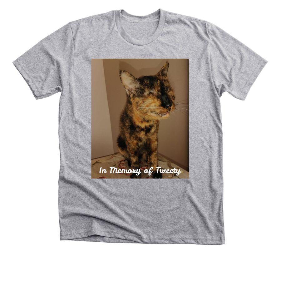 TWEETY TSHIRT, a Athletic Heather Premium Unisex Tee