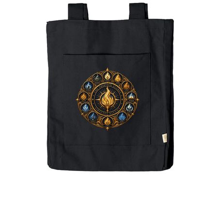 13 Flames, a Black Reclaimist Everywhere Tote Bag