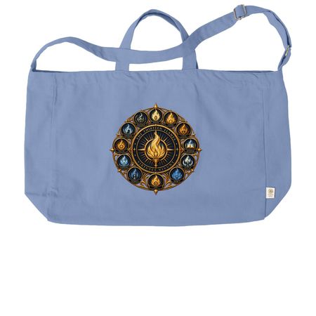 13 Flames, a Elemental Blue Reclaimist G2G Tote Bag