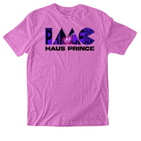 The Haus Signature, a Heather Radiant Orchid Softstyle Cotton Tee