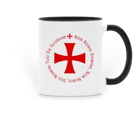 nnDnn, a Black Two-Tone Ceramic Mug