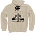 FRfarmz merch, a Sand Pullover Hoodie (back-view)