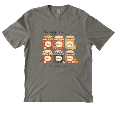 Jam, a Driftwood Grey Allmade Organic Cotton Mineral Dye Tee