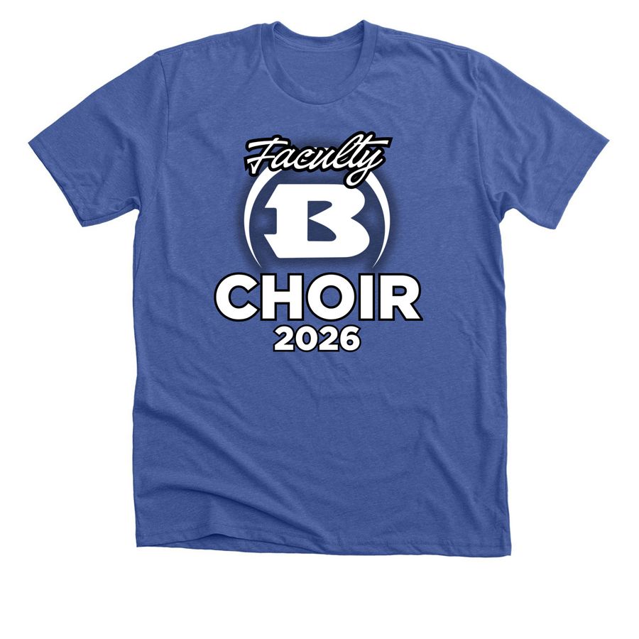 Faculty Choir 2026, a Solid True Royal Premium Unisex Tee