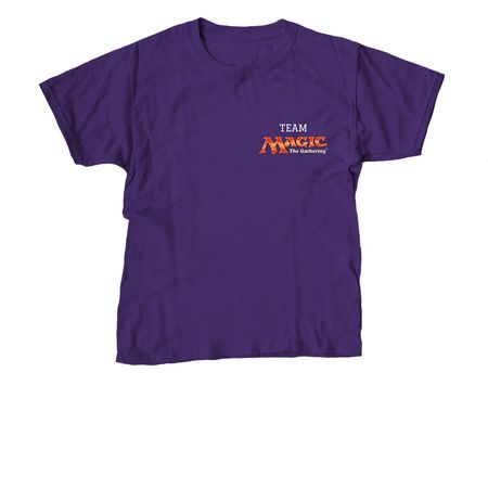 Team Magic The Gathering, a Purple Youth Unisex Tee