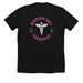 Respiratory Therapy 2, a Solid Black Blend Premium Unisex Tee (back-view)