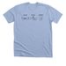 MCMS Music Therapy: More Music Please, a Heather Baby Blue Premium Unisex Tee