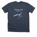 Watauga Lake, a Heather Midnight Navy Premium Unisex Tee