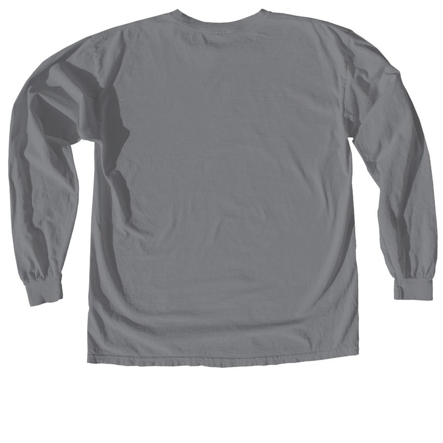 No Limits Pelotonia 2026, a Granite Comfort Colors Long Sleeve Tee (back-view)