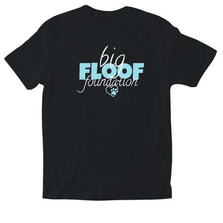 Big Floof Foundation Classic, a Black Softstyle Cotton Tee