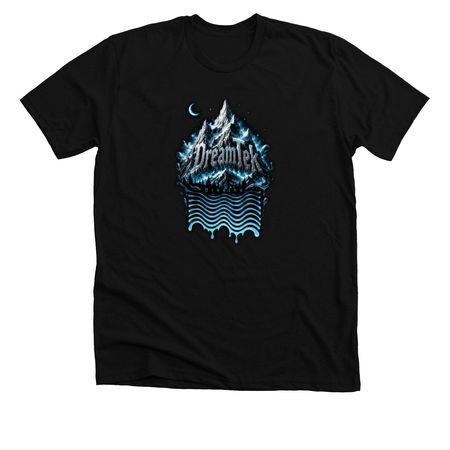 DreamTek v2, a Solid Black Blend Premium Unisex Tee