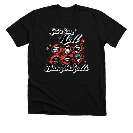 BOMBSHELLS&nbsp;, a Solid Black Blend Premium Unisex Tee