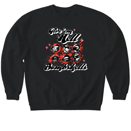 BOMBSHELLS&nbsp;, a Black Softstyle Crewneck Sweatshirt