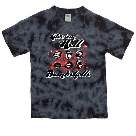 BOMBSHELLS&nbsp;, a Black Youth Crystal Tie Dye Tee