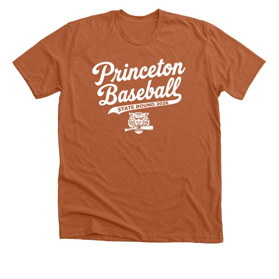Princeton Tigers "State Bound"&nbsp;, a Heather Autumn Premium Unisex Tee