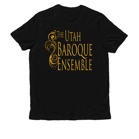 Utah Baroque- bringing it Bach, a Deep Black Allmade Organic Cotton Unisex Tee