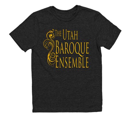 Utah Baroque- bringing it Bach, a Space Black Allmade Youth Eco Triblend Tee