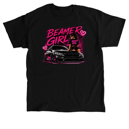 Beamer Squad - Beamer Girl Edition, a Black Classic Unisex Tee