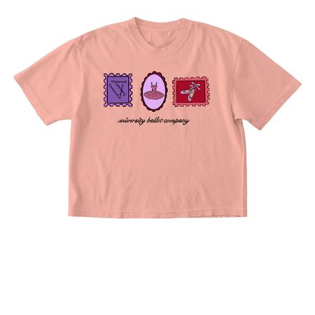 Stamps in Motion - Color, a Peachy Comfort Colors Boxy Tee