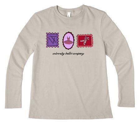 Stamps in Motion - Color, a Heather Dust Women?s Premium Long Sleeve Tee