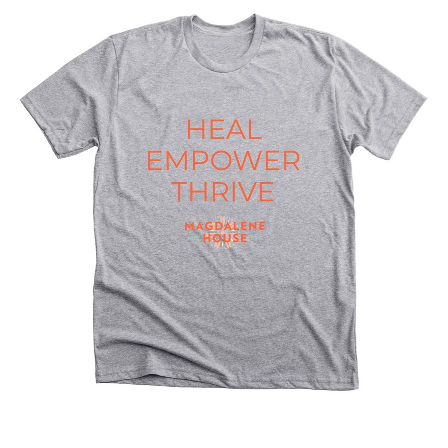 Heal - Empower - Thrive, a Athletic Heather Premium Unisex Tee
