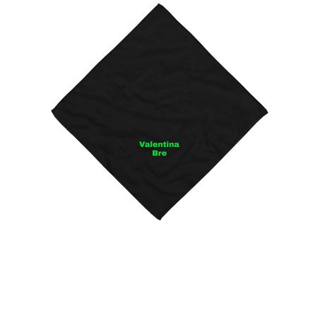 Valentina bre, a Black Cotton Bandana