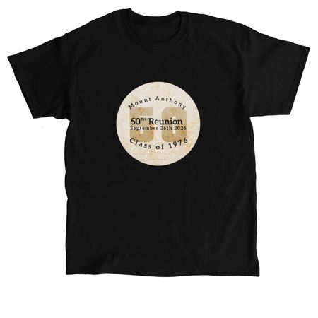 50th Class Reunion, a Black Classic Unisex Tee