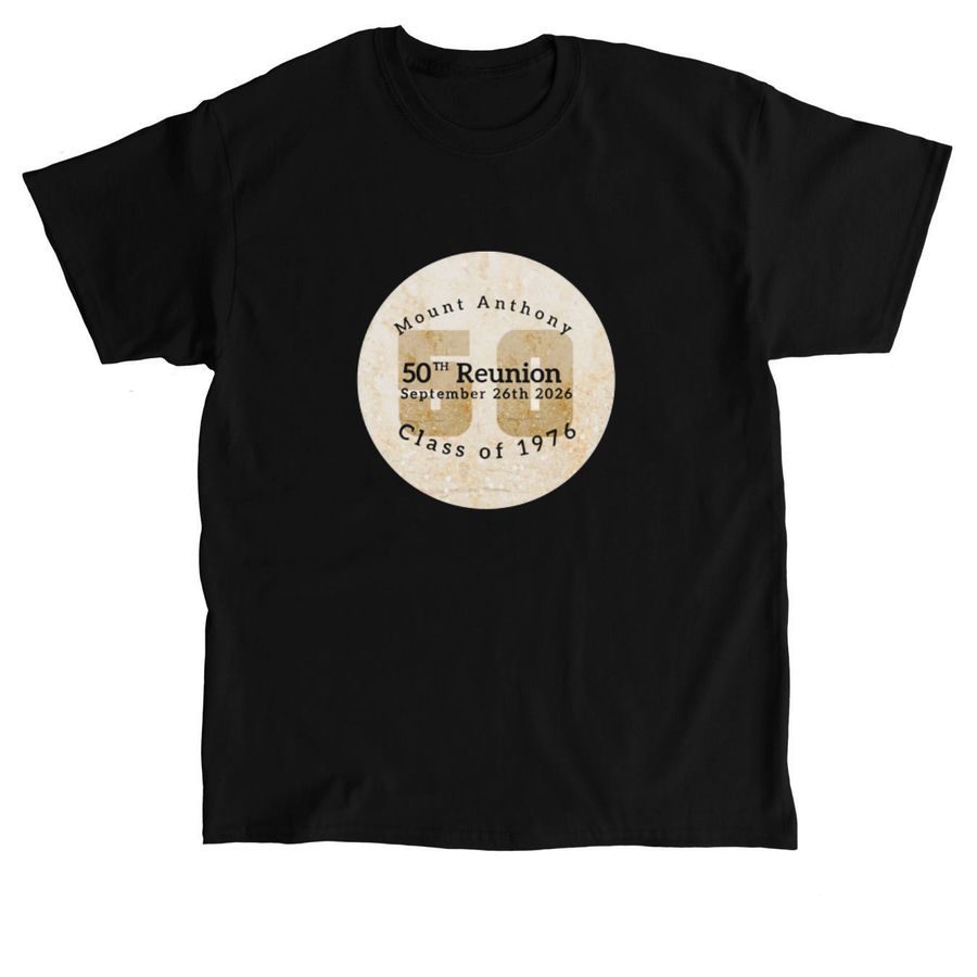 50th Class Reunion, a Black Classic Unisex Tee