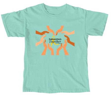 Use Your Voice, Support Your Friendo, a Chalky Mint Comfort Colors Unisex Tee