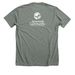 A Community Building Home, a Deep Heather Premium Unisex Tee (back-view)