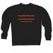 Pro -Style, a Black Midweight Crewneck Sweatshirt (back-view)
