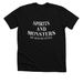 Spirits and Monsters Logo (Dark Shirts), a Solid Black Blend Premium Unisex Tee