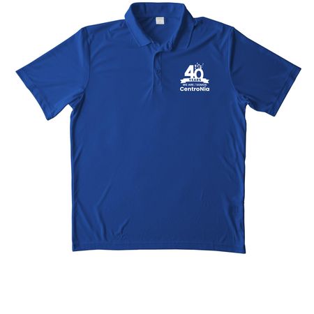 40th Anniversary (& Mission) Staff Collection, a True Royal Unisex Performance Polo